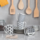 4/8/12 Piece Porcelain Coffee Mug Set 300ml Japanese Style