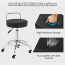 Pneumatic Work Stool Rolling Swivel Task Chair Spa Office Salon w/Cushioned Seat