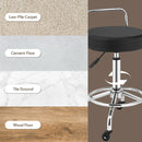 Pneumatic Work Stool Rolling Swivel Task Chair Spa Office Salon w/Cushioned Seat