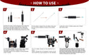 Tattoo Machines Tattoo Set Gun With Ink Power Supply Tattoo Supplies Body Art Tools Complete Tattoo