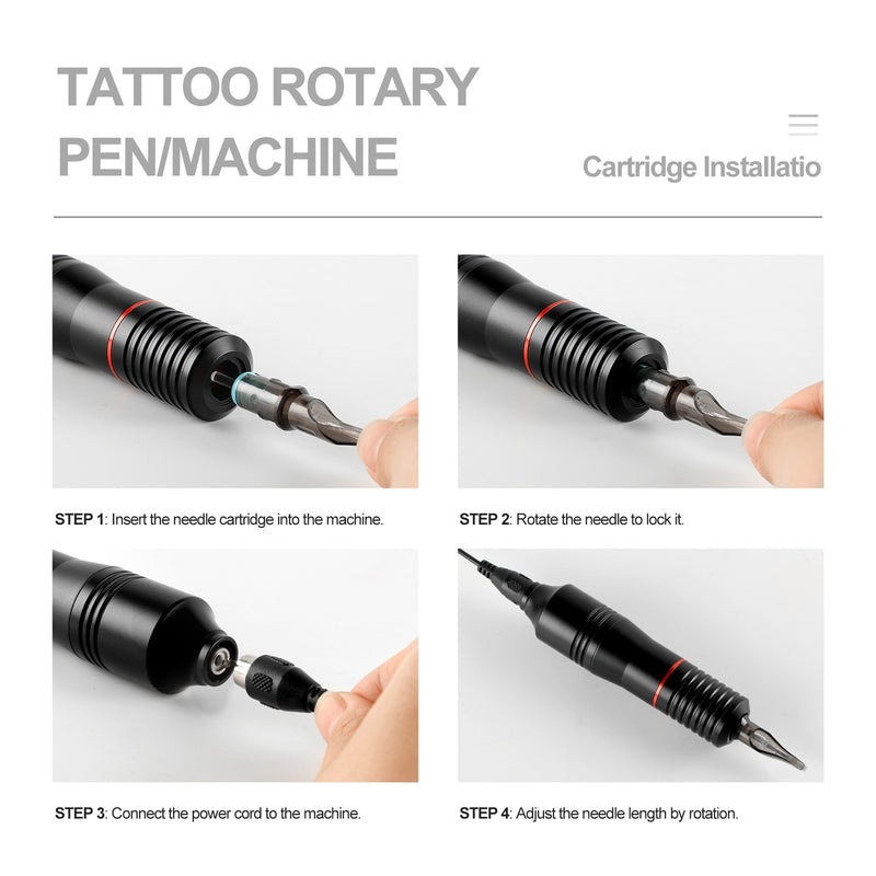 Professional Tattoo Machines Rotary Pen Kit With Tattoo box Mast Set Permanent Makeup