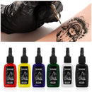 6pc 20ml Tattoo Ink Set Tattoo Pigment Inks Painting Permanent MakeupTattoo Paints Supplies