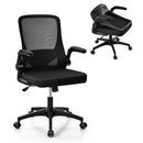 Office Chair Swivel Computer Desk Chair w/Foldable Backrest & Flip-Up Arms