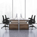 Office Chair Swivel Computer Desk Chair w/Foldable Backrest & Flip-Up Arms