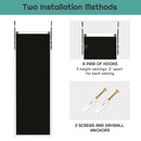 Mounted Mirror Full Length Hanging Wood Frame Mirror Decor White