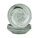 4-piece Ins Hot Pattern Handpainted Porcelain Ceramic Plate Set