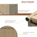 68in Wood Planter Box with Trellis Raised Garden Bed for Climbing Plants