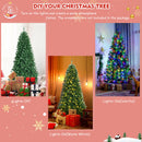 7ft/8ft Pre-lit Hinged Christmas Tree w/ Remote Control & 9 Lighting Modes