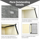 Large Stackable Bins Cubes W/Lids Storage Organizers W/Linen