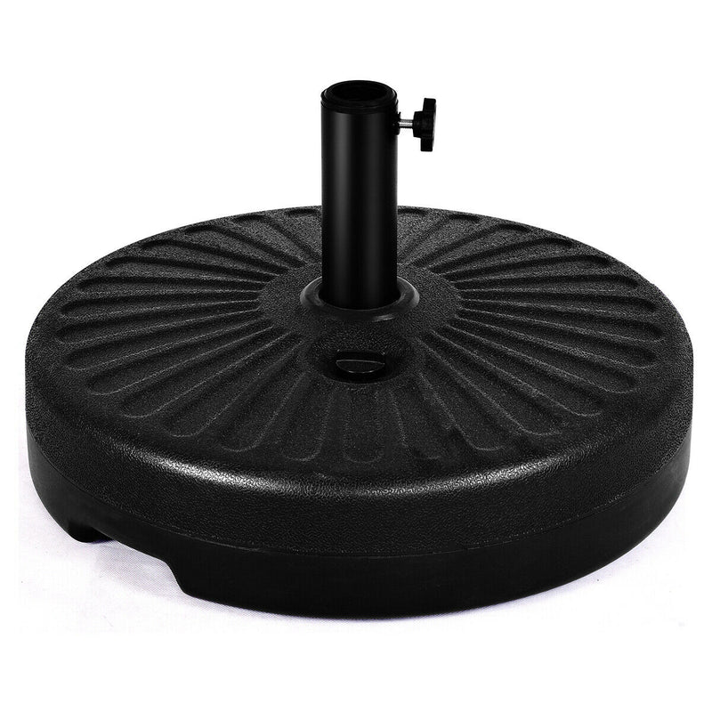 50lbs Water Plastic Umbrella Base Recyclable Patio 20" Umbrella Stand Hold