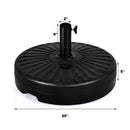 50lbs Water Plastic Umbrella Base Recyclable Patio 20" Umbrella Stand Hold