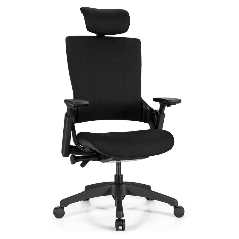 Executive Office Chair Adjustable Task Chair w/Sliding Seat & 3D Armrest