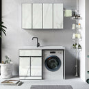 4-Tier Tension Shower Corner Caddy Adjustable Bathroom Shelf 304 Stainless