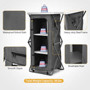 Folding Pop-Up Cupboard Compact Camping Storage Cabinet w/ Bag