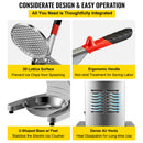 210LBS/H Sharp Blades Ice Shaver Crusher Efficient Double Electric Snow Cone Machine