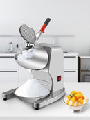 210LBS/H Sharp Blades Ice Shaver Crusher Efficient Double Electric Snow Cone Machine