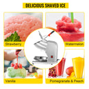 210LBS/H Sharp Blades Ice Shaver Crusher Efficient Double Electric Snow Cone Machine