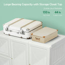 Portable Closet Clothes Foldable Armoire Wardrobe Closet w/ 8 Cubby Storage