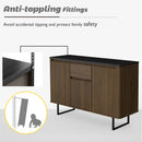 3-Door Kitchen Buffet Server Sideboard Storage Cupboard Cabinet w/Drawer