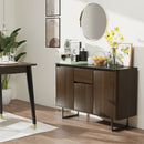 3-Door Kitchen Buffet Server Sideboard Storage Cupboard Cabinet w/Drawer
