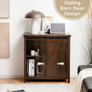 Sideboard Buffet Storage Cabinet Freestanding Kitchen Cabinet Brown