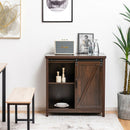 Sideboard Buffet Storage Cabinet Freestanding Kitchen Cabinet Brown