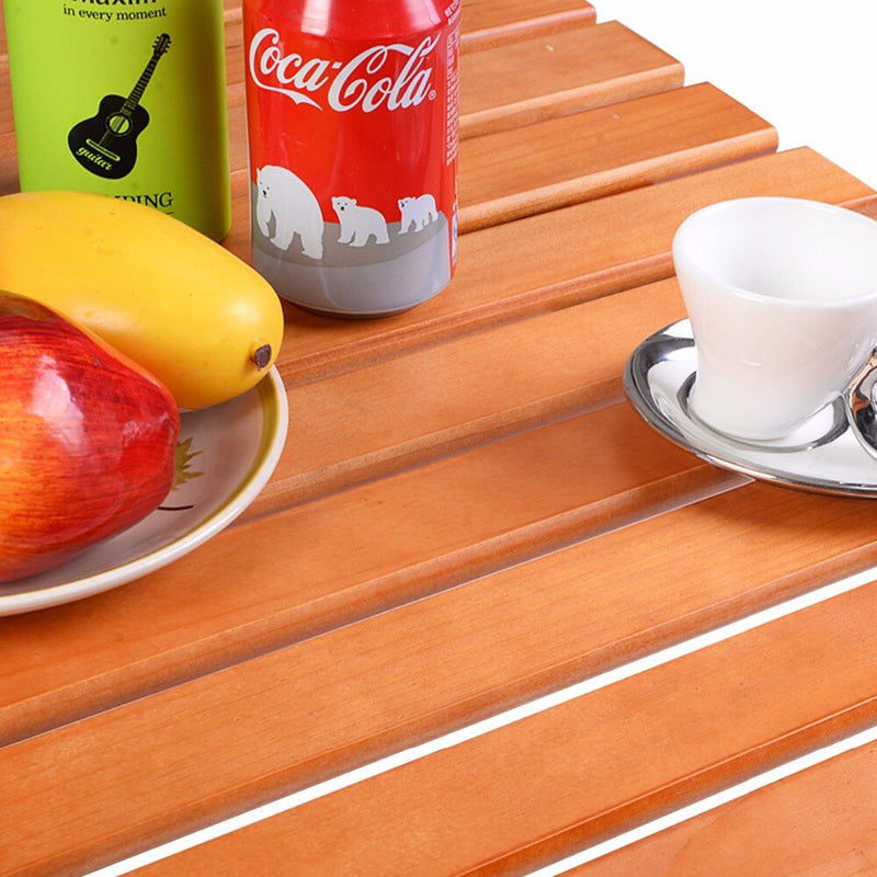 Folding Roll Up Table Portable Indoor Outdoor Picnic Party Dining Camp Tables Modern Wood Desk Home Furniture OP3558