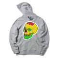 reggae rasta skull design bob marley jamaica style patchwork sweatshirts