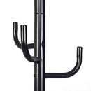 New Metal Coat Rack Hat Stand Tree Hanger Hall Umbrella Holder Hooks Black