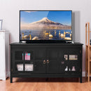 50'' TV Stand Modern Living Room Wood Storage Console Entertainment Center with 2 Doors Home Furniture HW56756