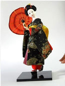 Japanese silk furnishings  Kimono  Geisha doll  figures Home decor