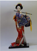Japanese silk furnishings  Kimono  Geisha doll  figures Home decor