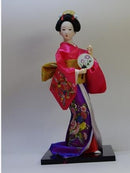 Japanese silk furnishings  Kimono  Geisha doll  figures Home decor