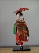 Japanese silk furnishings  Kimono  Geisha doll  figures Home decor