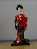 Japanese silk furnishings  Kimono  Geisha doll  figures Home decor