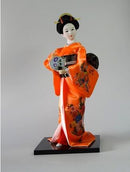 Japanese silk furnishings  Kimono  Geisha doll  figures Home decor