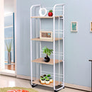 Set of 2 Folding Shelves Organization 3/4 tier Storage Utility Standing Rack
