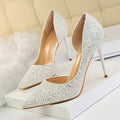 Bling Extreme High Heels Shoes Gold Sequins Gradient