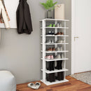 Wooden Shoes Storage Stand 7 Tiers Big Shoe Rack Organizer Multi-Shoe Rack New   Home Furniture HW57381