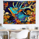 Japan Kanagawa Waves Printed Hanging Tapestry