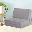 Convertible Fold Down Chair Flip Out Lounger Sleeper Bed Couch Game Dorm Guest Home Furniture HW52445