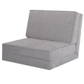Convertible Fold Down Chair Flip Out Lounger Sleeper Bed Couch Game Dorm Guest Home Furniture HW52445