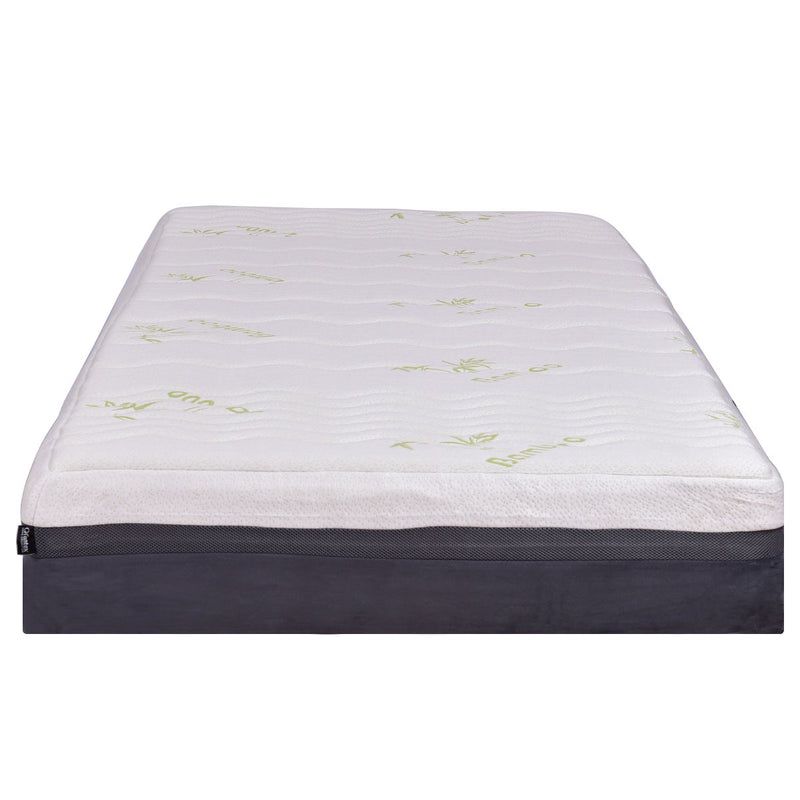 Queen Size Memory Foam Zipped Washable Foam Mattress Healthy Bamboo Cover Mattress Pad Bed Topper HT0968Q