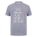 For Brother Boyfriend Husband Dad Father Men Think Outside Cotton T Shirt