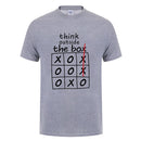 For Brother Boyfriend Husband Dad Father Men Think Outside Cotton T Shirt