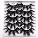 3/5/7 pairs 22mm-25mm 3D False Eyelashes Fake Lashes Long Makeup