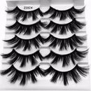3/5/7 pairs 22mm-25mm 3D False Eyelashes Fake Lashes Long Makeup