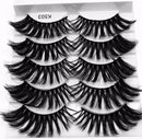 3/5/7 pairs 22mm-25mm 3D False Eyelashes Fake Lashes Long Makeup