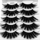 3/5/7 pairs 22mm-25mm 3D False Eyelashes Fake Lashes Long Makeup
