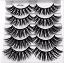 3/5/7 pairs 22mm-25mm 3D False Eyelashes Fake Lashes Long Makeup
